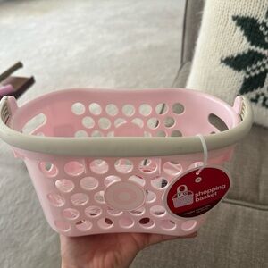 BRAND NEW pink mini target basket